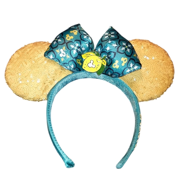 Disney Parks Epcot Lemon Saluti Limoncello Italy Minnie Mouse Ears - Picture 1 of 3